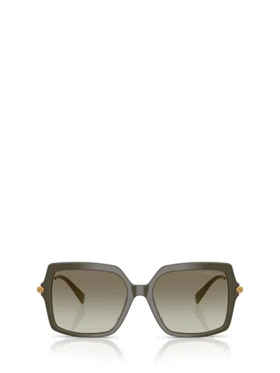 Michael Kors Womens Mk2247u Square-frame Acetate Sunglasses Green