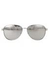 Michael Kors Aviator Sunglasses 0 Mk1160 18936 G In Canapa Trasparente