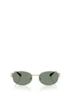 Michael Kors Womens Gold Mk1161 Monte Carlo Oval-frame Metal Sunglasses In Light Gold