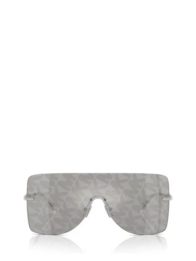 Michael Kors Sunglasses In Mk Logo Gold Silver Mirror