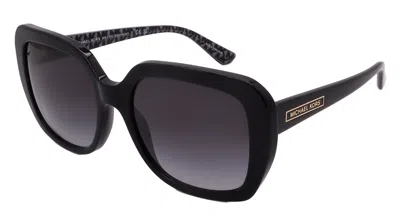 Michael Kors Sunglasses Mk2140-30058g-55-18-140 Non-polarized In Black