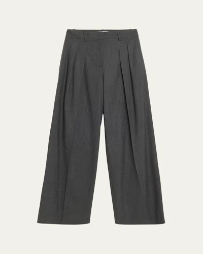 Michael Kors Super Cashmere Long-sleeve T-shirt In Gray