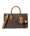 Michael Kors Michael  Scarlett East West Satchel Bag In Brown