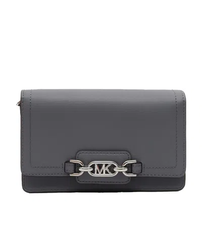 Michael Kors Super-small Satchel With Logo In Black