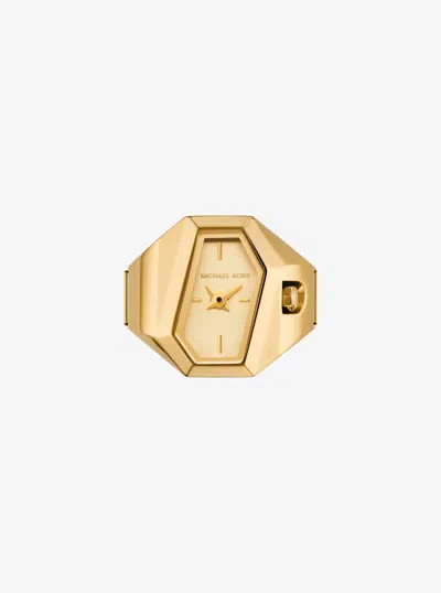 Michael Kors Suri Gold-tone Ring Watch