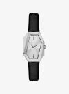 Michael Kors Suri Silver-tone And Leather Watch In Silver