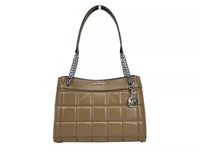 Michael Kors Susan Medium Chain Shoulder Tote Bag Women's Driftwood In Multi