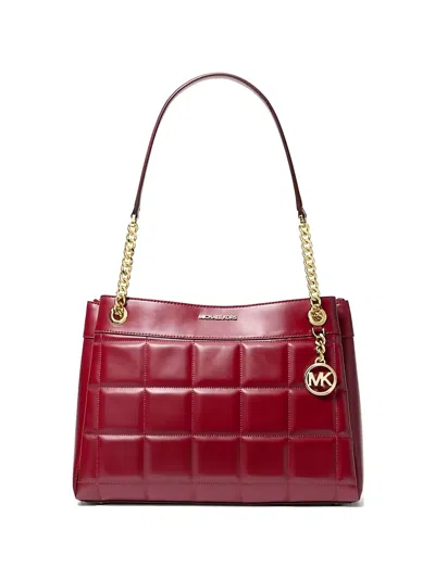 Michael Kors Susan Tote Bag In Red