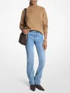 Michael Kors Long Sleeve Knit Sweater Turtleneck In Black
