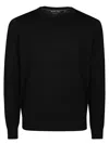 Michael Kors Logo-embroidered Crewneck Jumper In Black