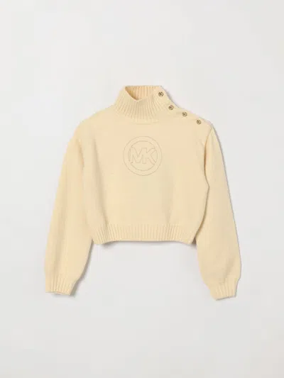 Michael Kors Sweater Kids Color Beige In Neutral