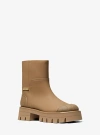 Michael Kors Sydra Rubber Boot In Brown