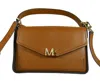 Michael Kors Sylvia Luggage Leather Convertible Shoulder Crossbody Bag In Multi