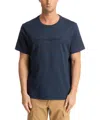 Michael Kors Logo Embossed Cotton T-shirt In Blue
