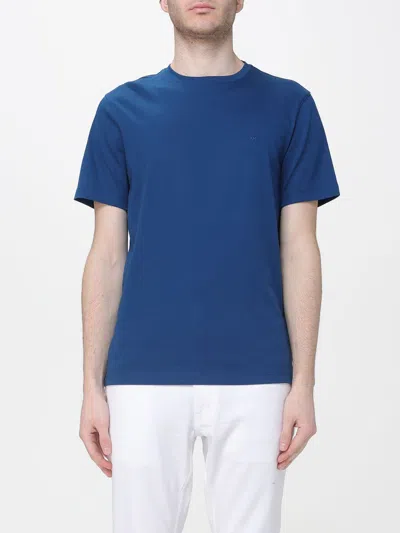 Michael Kors Logo-detail T-shirt In Blue