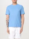 Michael Kors Crew Neck T-shirt Short Sleeves In Blue