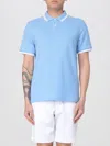 Michael Kors Greenwinch Short Sleeve Polo Shirt In Blue