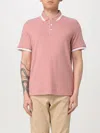 Michael Kors Short Sleeve Polo Shirt In Pink
