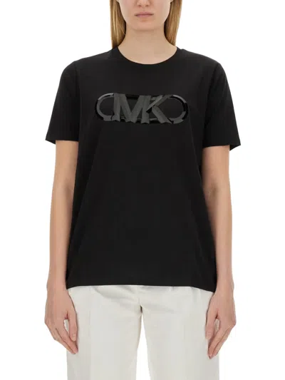 Michael Kors T-shirt With Logo In Black