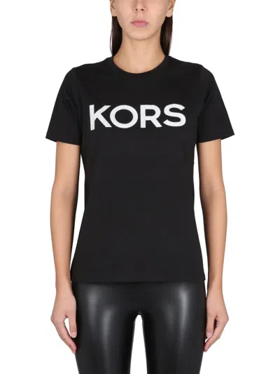 Michael Kors T-shirt With Logo In Black