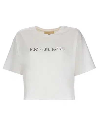 Michael Kors T-shirt Con Logo In White