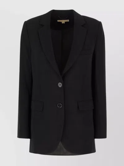 Michael Kors Tailored Triacetate Blend Blazer In Black