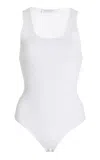 Michael Kors Cashmere-blend Bodysuit In White