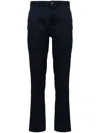 Michael Kors Tapered Cargo Trousers In Blue