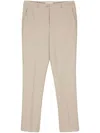 Michael Kors Collection Crepe Sable Samantha Pant In Neutrals