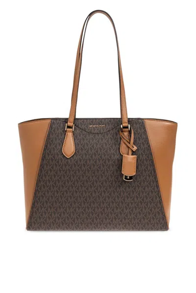 Michael Kors Taryn Large Tote Bag In Brown