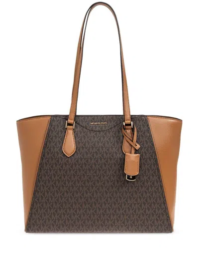 Michael Kors Taryn Large Tote Bag In Brown