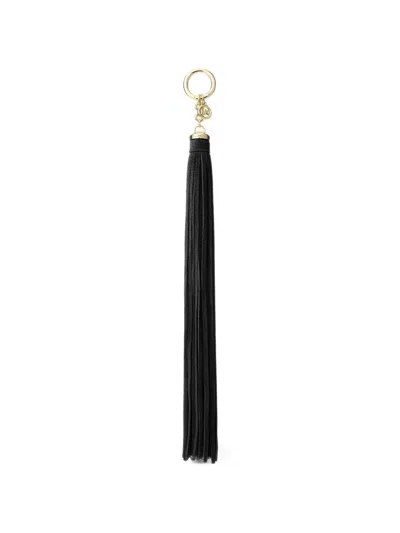 Michael Kors Tassel-detail Keyring In Black