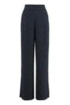 Michael Kors Technical Fabric Pants In Blu