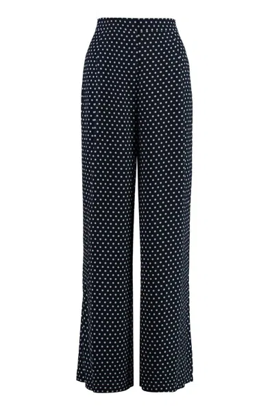 Michael Kors Technical Fabric Pants In Blue