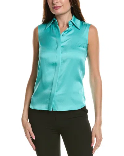 Michael Kors Techno Charm Top In Green