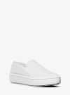 Michael Kors Teddi Signature Logo Slip-on Sneaker In White