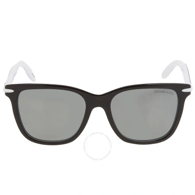 Michael Kors Telluride Gunmetal Square Men's Sunglasses Mk2178 39206g 54 In Black / Gun Metal / Gunmetal