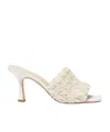 Michael Kors Tessa Tannin Muller High Heeled Sandals In White