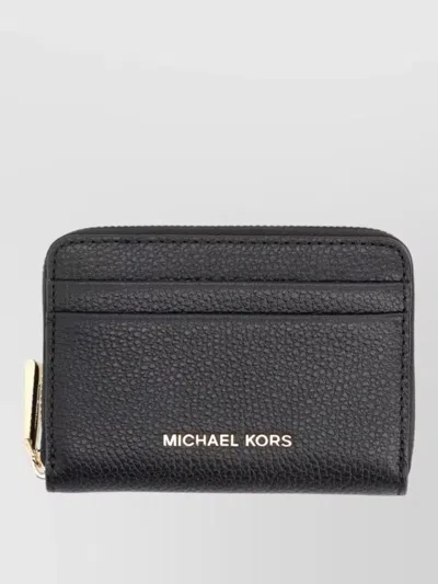 Michael Kors Textured Finish Purse And Matching Cardholder