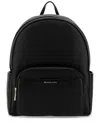 Michael Kors Textured Leather Backpack With Gold Accents In Black