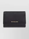 Michael Kors Textured Leather Wallet And Cardholder In Black