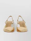 Michael Kors Textured Mid Heel Slingback Pumps