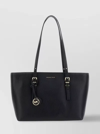 Michael Kors Textured Pebbled Tote Bag With Gold Hardware