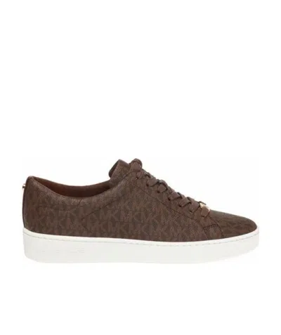Michael Kors Thick-sole Casual Sneakers In Brown