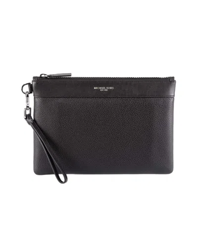 Michael Kors Thin Clutch Bag In Purple