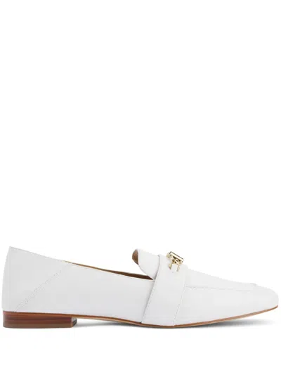 Michael Kors Tiffanie Moccasin Loafers In White