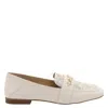 Michael Kors Tiffanie Leather And Empire Signature Logo Mule In Beige