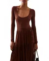 Michael Kors Silk Georgette Button-front Skirt In Nutmeg In Brown