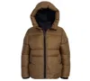 Michael Kors Toddler And Little Boys Bib Husk Heavyweight Puffer Jacket In Brown