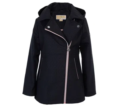 MICHAEL KORS TODDLER AND LITTLE GIRLS ASYMMETRIC ZIP SOFTSHELL JACKET